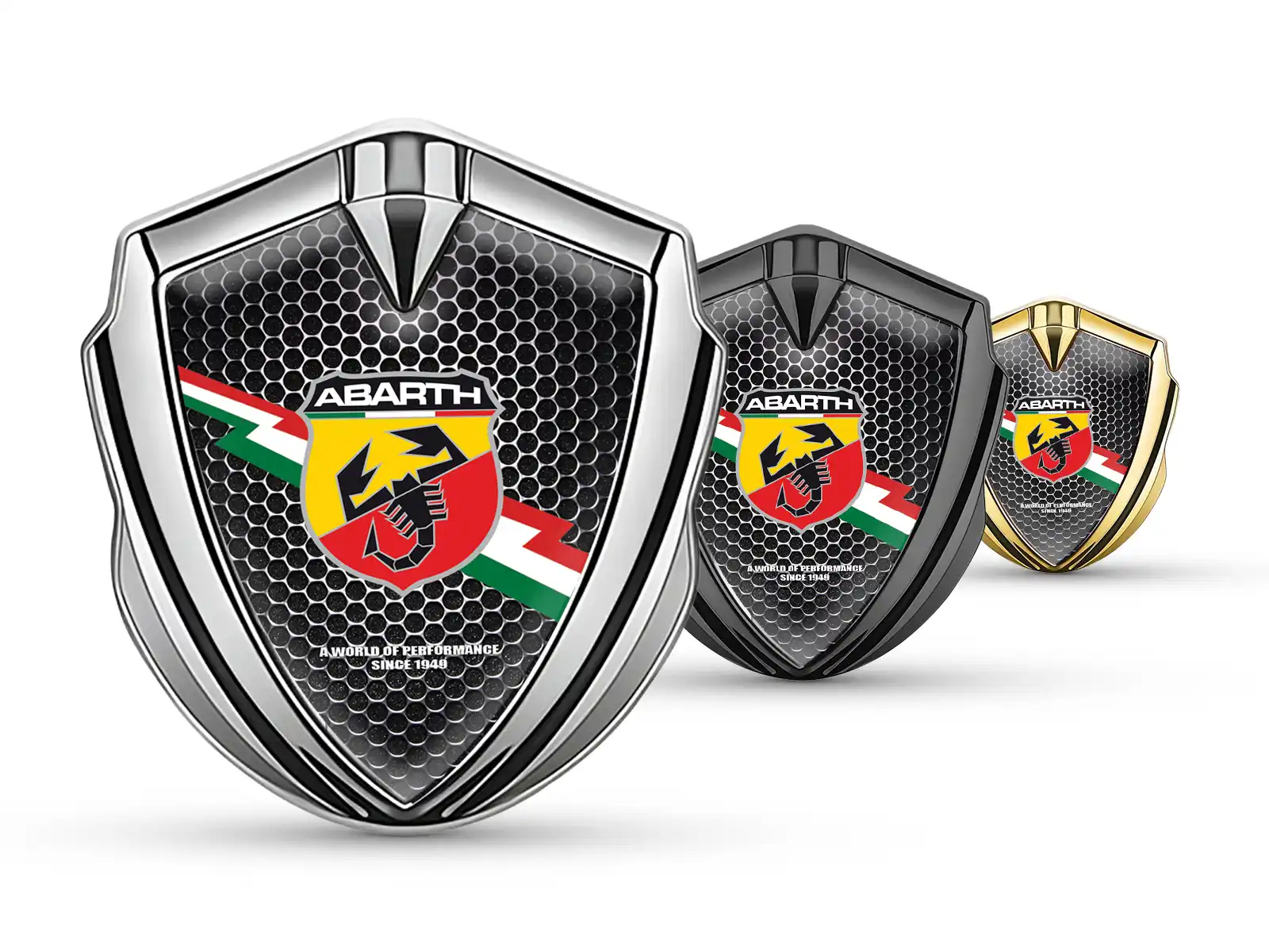 Fiat Abarth Emblème Métal Insigne Look Force Modulable